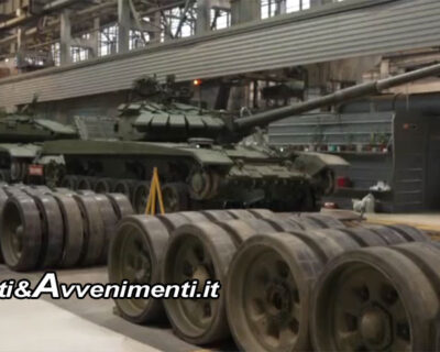 L’azienda russa Rostec aumenta produzione di carri armati, missili MLRS e lanciafiamme: “Turni h24”