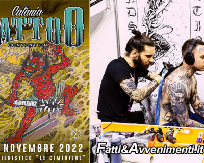 Catania. Parte domani 12 novembre la tattoo convention: “fiumi d’inchiostro su ospiti internazionali, musica ed eventi”
