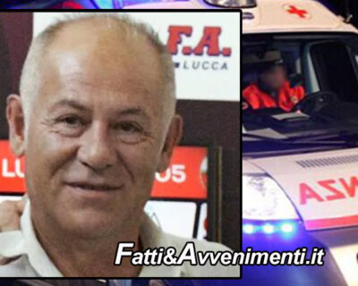 Malore improvviso. Ex calciatore Fiorentina muore durante il compleanno della moglie: inutile l’arrivo del 118