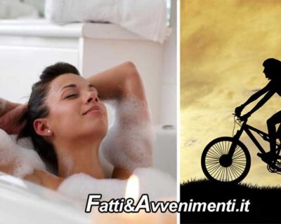 Salute & Benessere. Un bagno caldo fa dimagrire quanto un giro in bici? Ecco gli effetti reali