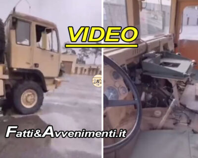 Aiuti militari NATO all’Ucraina, video del militare ucraino: Humvee arrugginiti, camion messi peggio