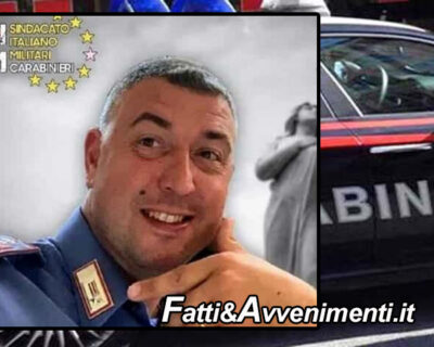 Muore a 40anni per infarto improvviso l’appuntato Raffaele Spedicati: lutto nell’Arma dei Carabinieri di Messina