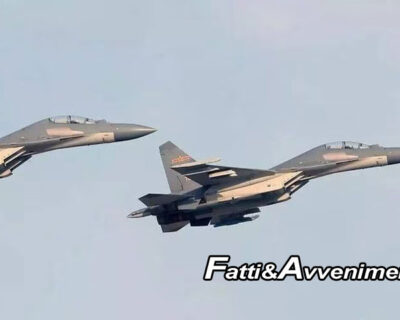 L’esercito cinese ancora attorno a Taiwan: “registrato l’avvicinamento di 14 aerei e quattro navi da guerra”