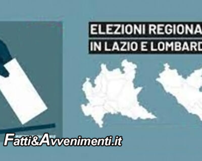Elezioni Regionali in Lazio e Lombardia: crolla l’affluenza, ha votato il 30% di elettori in meno