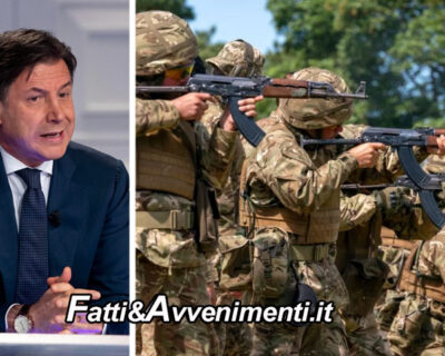 Conte preoccupato per i soldati ucraini addestrati in Italia:  “Passo dopo passo ci stanno trascinando in guerra”