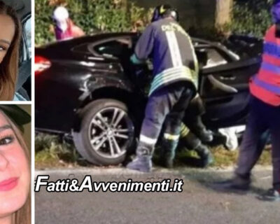 BMW con 4 giovani si schianta contro un albero: morte sul colpo due ragazze di 17 e 19 anni, gravi gli altri 2 giovani
