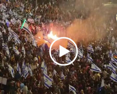 Israele. Rivolta nella notte contro la riforma della giustiza. Il premier Netanyahu starebbe valutando il ritiro
