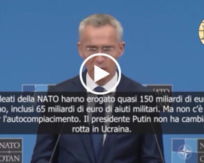 Stoltenberg ammette il fallimento: “150 miliardi da alleati Nato a Kiev, ma Putin non ha cambiato rotta”