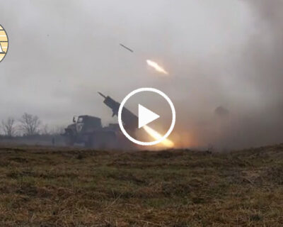 Ucraina. Il sistema lancia missili russo “Grad” in azione: lancia 40 razzi alla volta