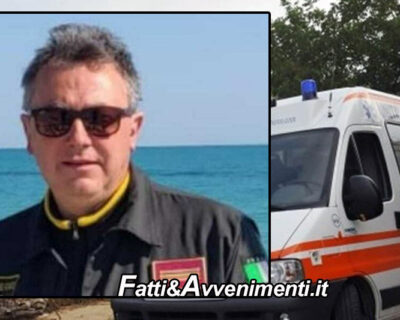 Malore improvviso davanti al figlio: muore a 57 anni Domenico Ferracatena, capo reparto dei vigili del fuoco