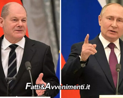 Ancora nessun dialogo tra Russia e Germania su Ucraina: “Nessuna richiesta da Berlino per telefonata Putin-Scholz”