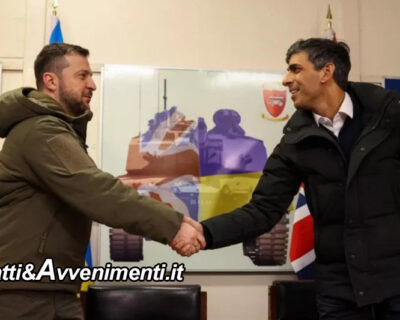 Ucraina Zelensky e Sunak firmano un accordo sulla “sicurezza senza precedenti” tra i due paesi