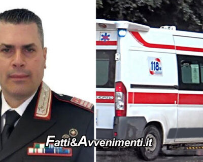Un malore improvviso stronca la vita del Comandante dei carabinieri di Noto Cantarella a soli 50 anni