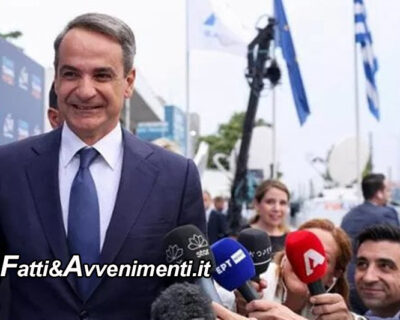 Grecia, vittoria netta della destra, vince il premier uscente Mitsotakis, la sinistra scende sotto il 20%
