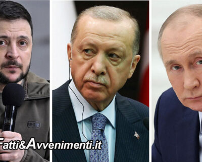 Erdogan sente Zelensky e Putin per telefono e propone un’indagine internazionale sulla diga