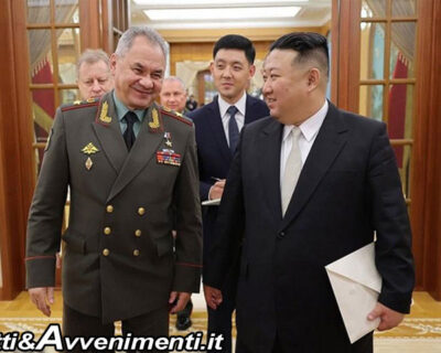 Serghey Shoigu incontra Kim Jong-un a Pyongyang: “Discusso di sicurezza e consegnata una lettera di Putin”