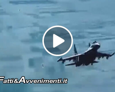 Siria, caccia russo esegue “manovre pericolose” davanti un drone americano e lo costringe ad atterrare – VIDEO