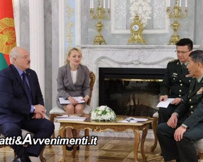 Ministro Difesa cinese a Lukashenko: “Rafforzeremo cooperazione militare con Bielorussia”