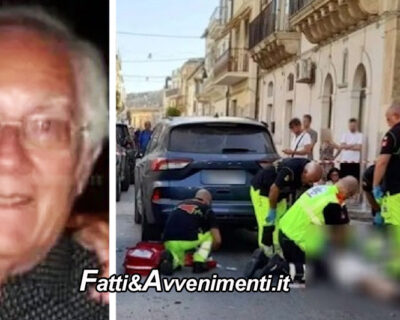 Scicli (RG) Perde il controllo dello scooter e finisce contro un’auto:  muore un 74enne molto noto in città