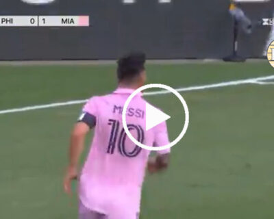 VIDEO – Messi fa gol da 32 metri: non aveva mai segnato da così lontano