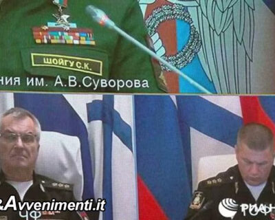 Mosca smentisce Kiev: Sokolov è vivo e mostra un Video con l’ammiraglio in una riunione tenuta oggi col ministro Shoigu