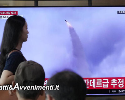 Corea del Nord nella notte  lancia diversi missili cruise verso il Mar Giallo