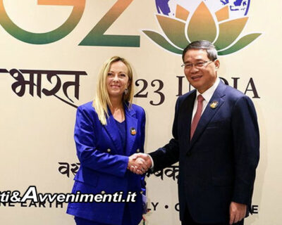 L’Italia dice addio alla Via della Seta e abbraccia l’India: Meloni lo annuncia al Primo Ministro cinese al G20
