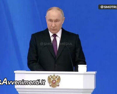 Putin: “Le azioni dell’Occidente contro la Russia stanno portando ad un conflitto con armi nucleari”