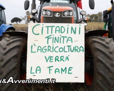 Proteste agricoltori, Riscatto Agricolo: “In serata corteo sul Raccordo di Roma”