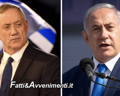 Israele, governo in bilico: il ministro Gantz  va in Usa e Netanyahu lo sconfessa